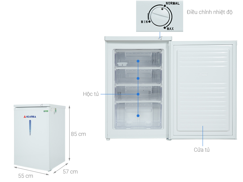 Tủ đông Alaska 100 lít IF-11