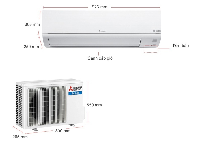 Máy lạnh Mitsubishi Electric 2 HP MS-HP50VF