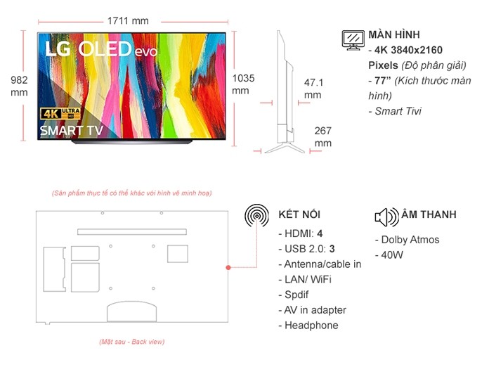 4. Âm Thanh và Tính Năng Tivi 77 Inch