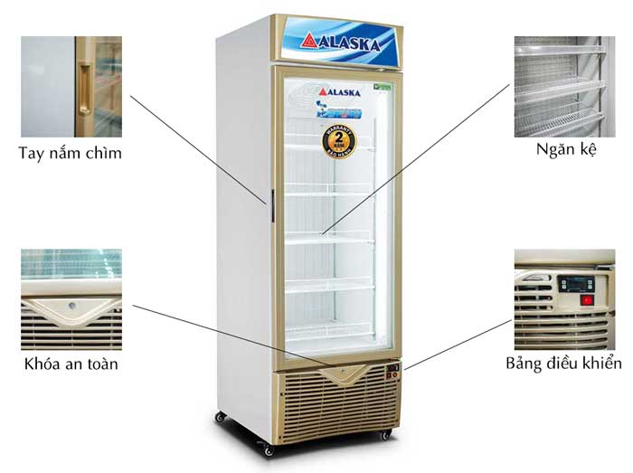 Tủ đông Alaska 1 cửa 350 Lít IFG-350