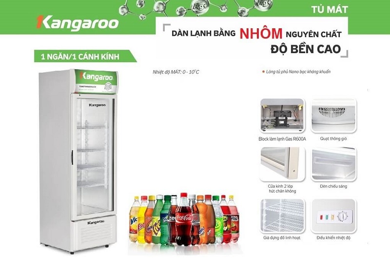 Tủ mát Kangaroo 298 lít KG298AT