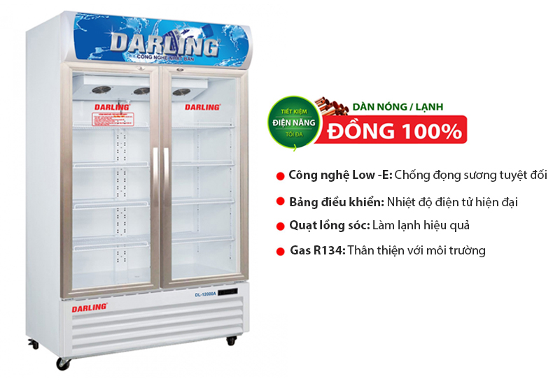 Tủ mát Darling Inverter 630 Lít DL-7000A2