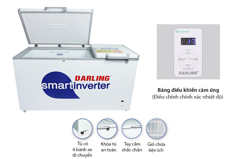 Tủ đông Smart Inverter Darling 770L DMF-7779ASI-1