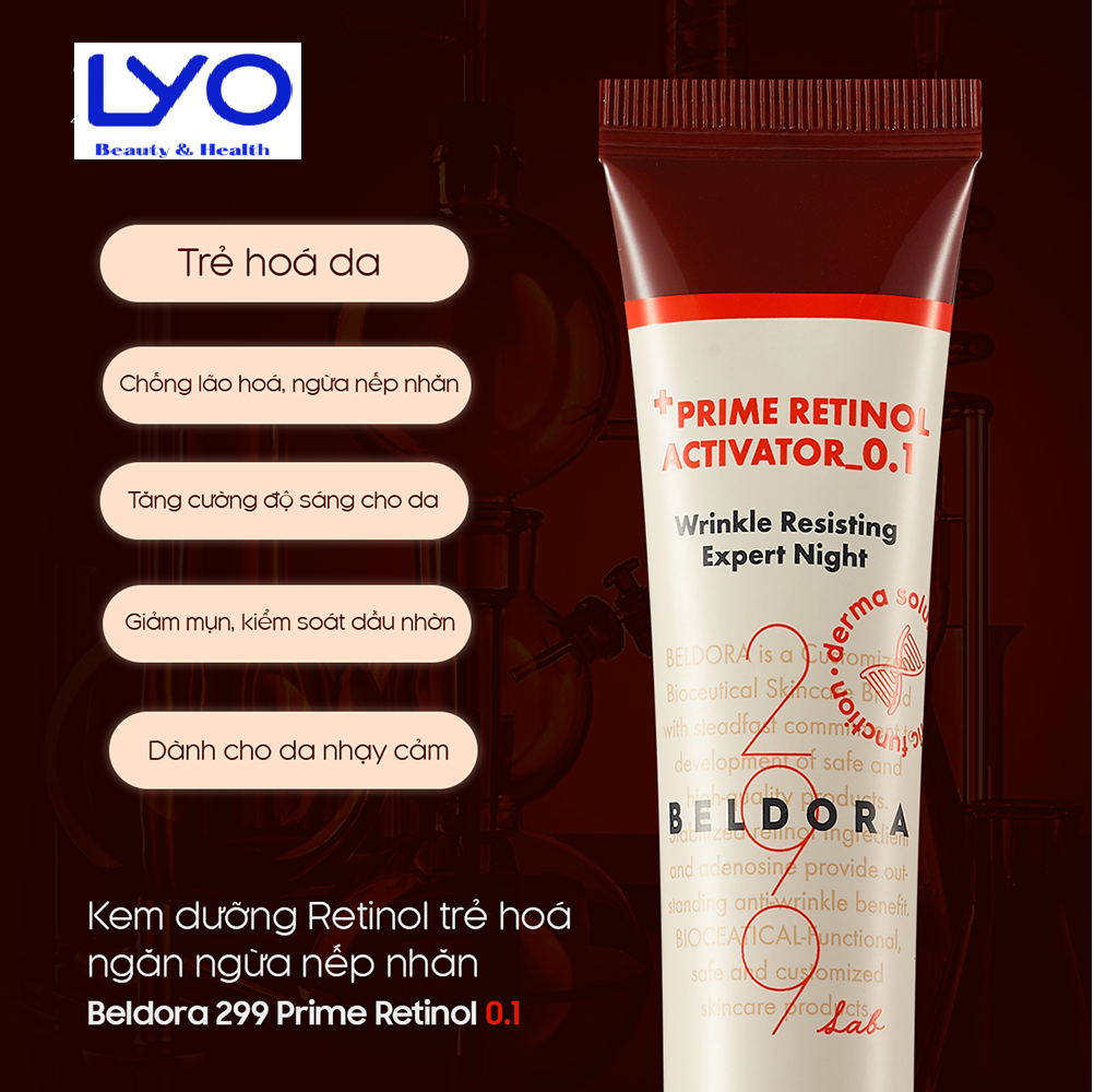 Kem Dưỡng Beldora 299 Prime Retinol Activator 0.1% 35ml