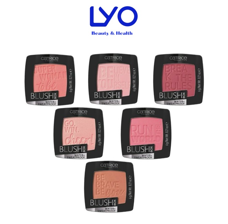 Phấn Má Hồng Catrice Blush Water + Sweatproof 6g