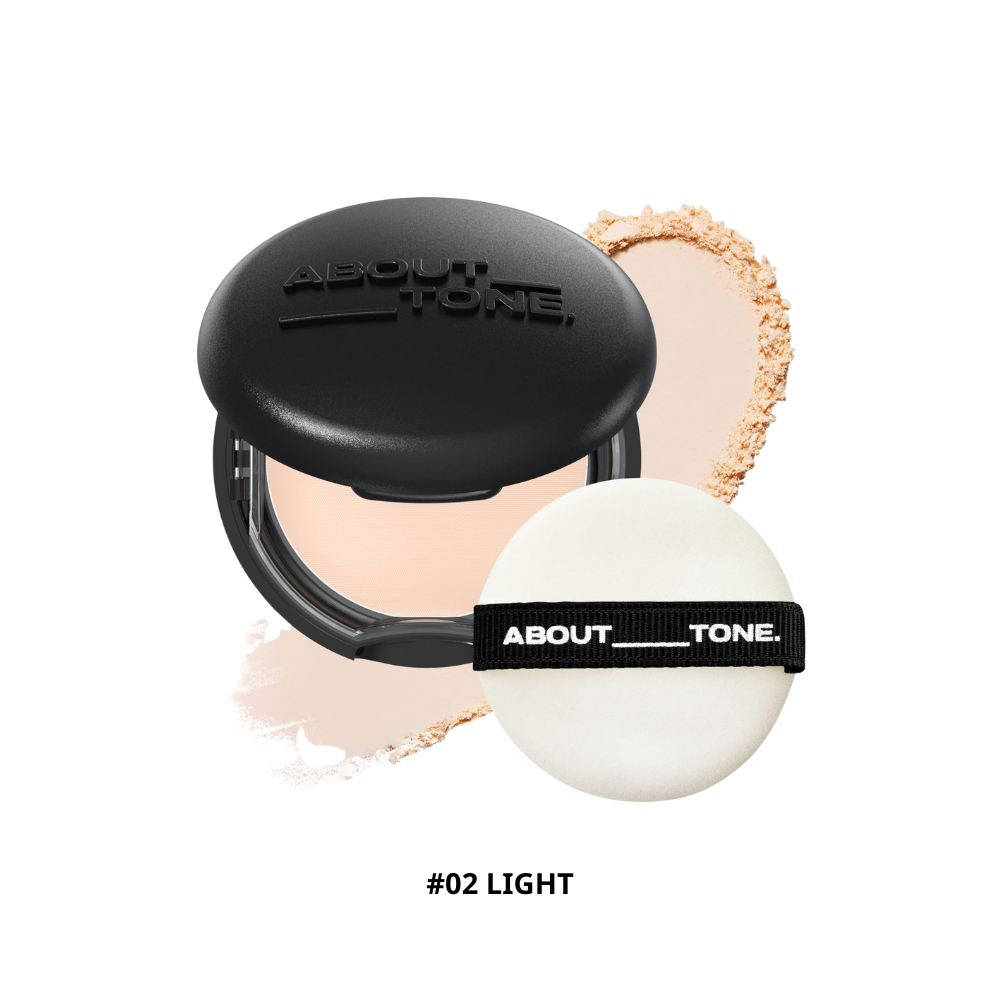 Phấn Phủ Nén Siêu Mịn Kiềm Dầu About Tone Sebum Powder Pact 8g đủ 3 màu LYO