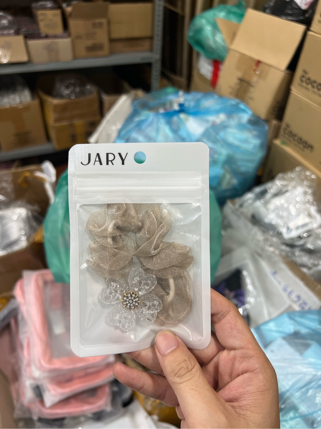 b121 - Jary - Dây Buộc Tóc Jary Hairband Cỏ Bốn Lá - HB1- HB1.4