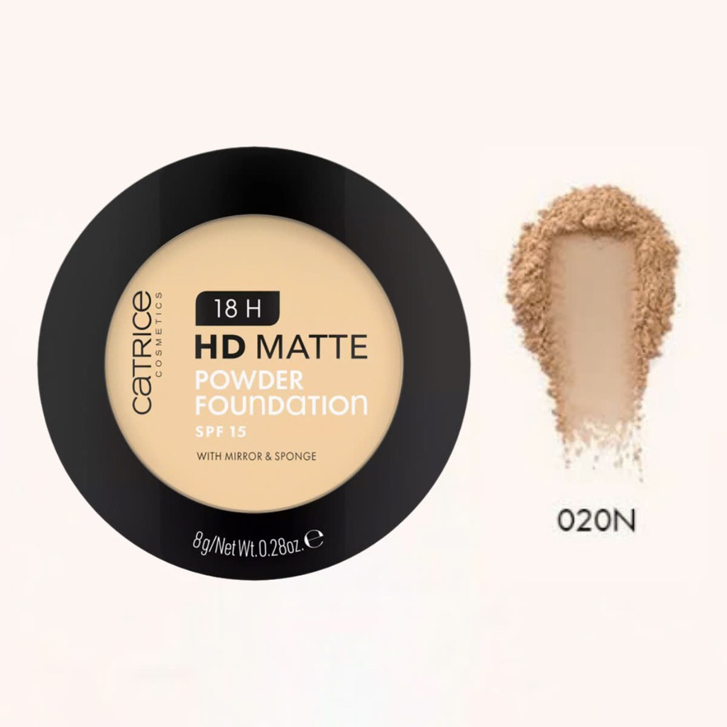 a314 - Catrice - Phấn Nền Kiềm Dầu 18H HD Matte Powder Foundation 8g