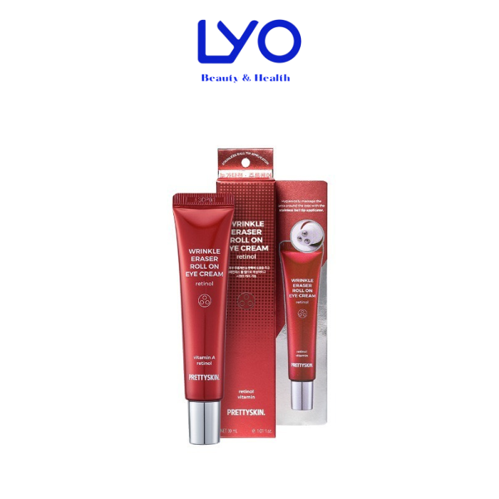 Kem dưỡng mắt Retinol Pretty Skin, Kem mắt Retinol Vitamin Eye Cream Prettyskin 30ml