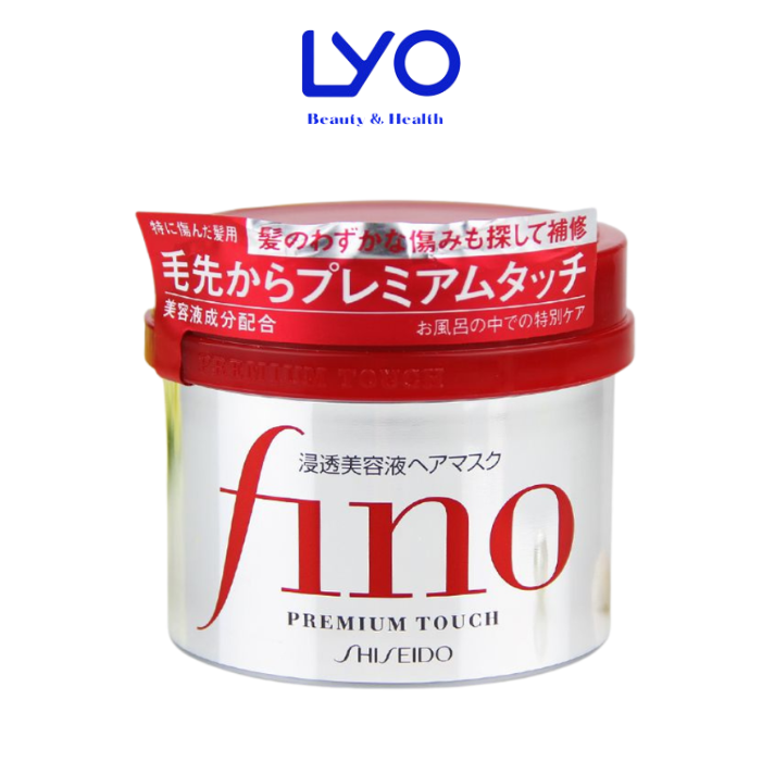 Kem ủ tóc Fino Shiseido giúp phục hồi tóc hư tổn khô xơ 230g