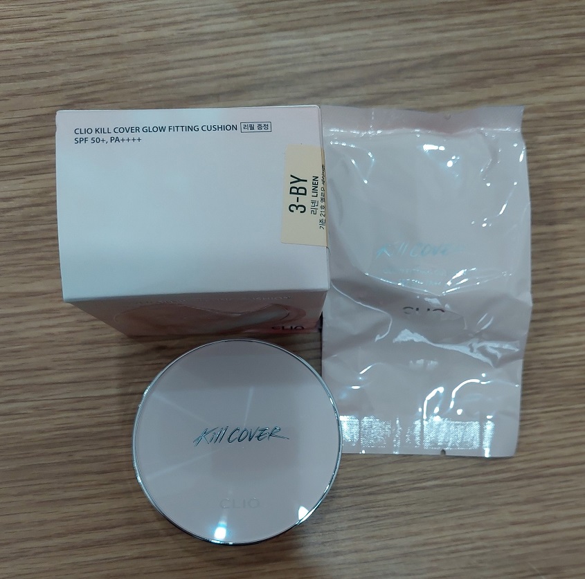 Phấn Nước Clio Kill Cover Glow / Glow Fitting Cushion SPF 50+ PA++++ 15g (1 hộp kèm 1 lõi)