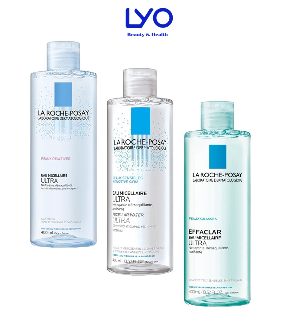 d94 - Nước Tẩy Trang La Roche-Posay Eau Cho Dầu Mụn Grasses Oily Skin Micellaire Ultra 400ml