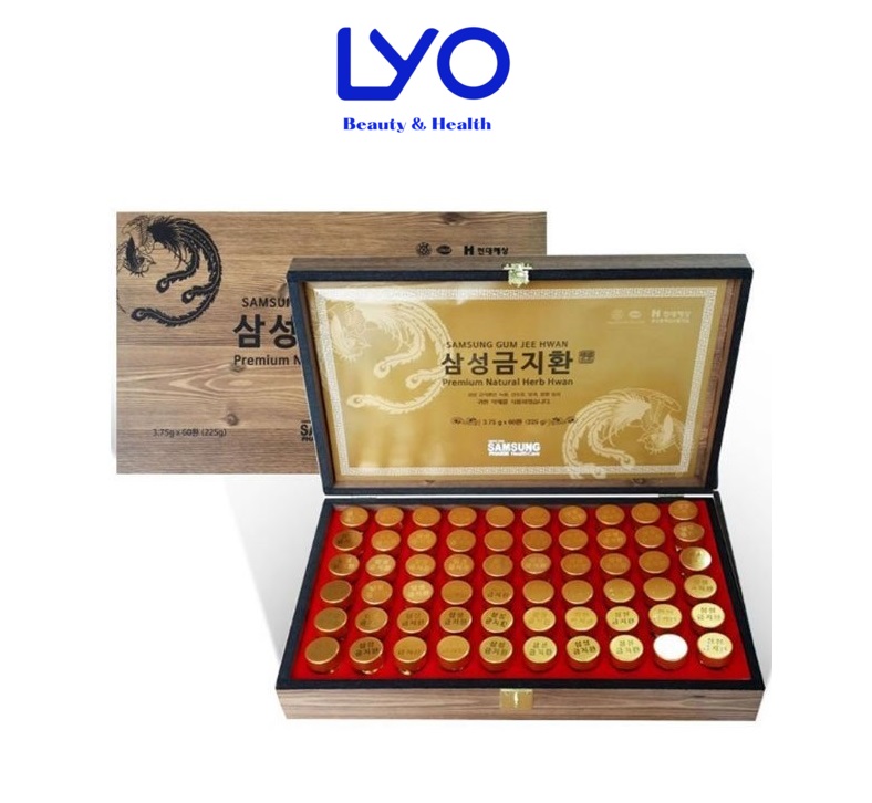 An Cung Ngưu Hoàng Hoàn Bổ Não 60 viên Hộp Gỗ Hàn Quốc - Samsung Gum Jee Hwan