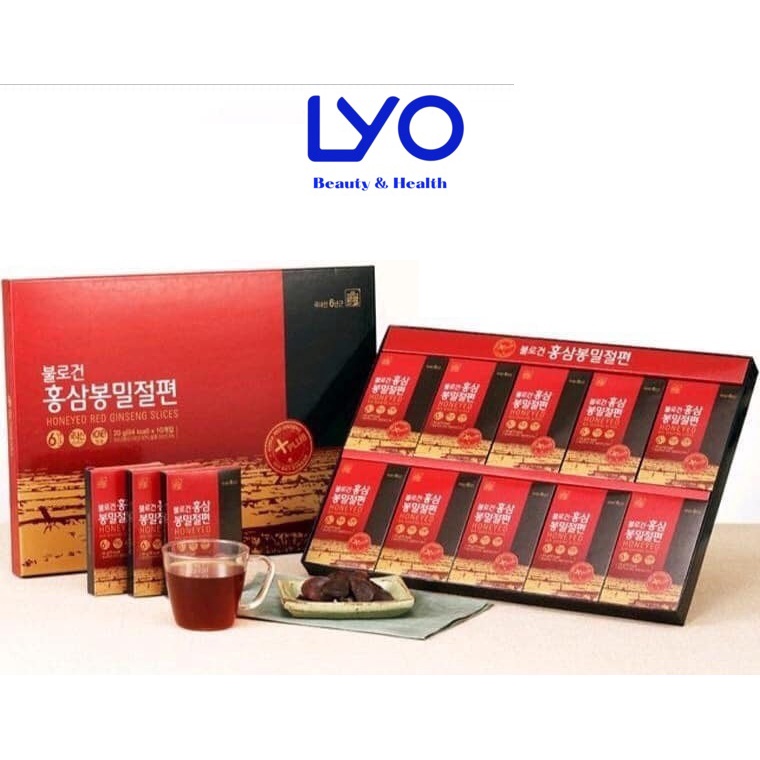 d681 - HỒNG SÂM LÁT TẨM MẬT ONG DAEDONG 200GR PLUS
