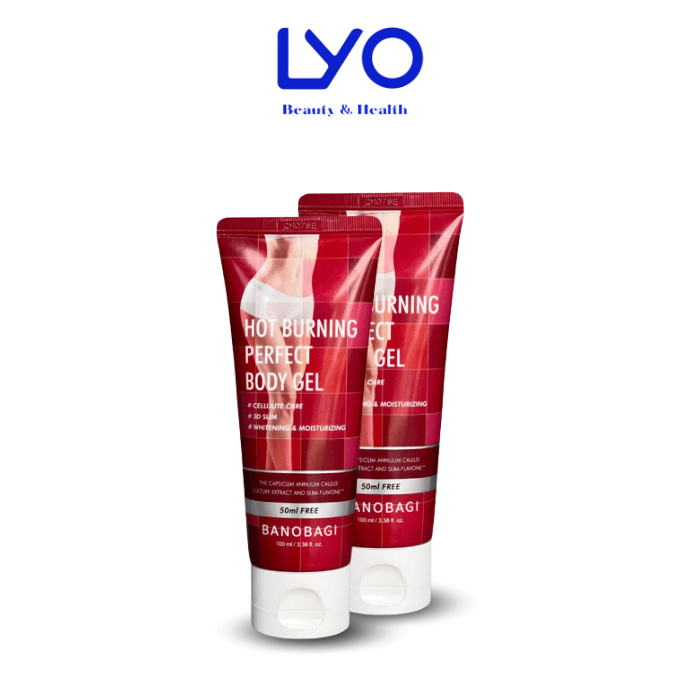 Gel Massage Tan Mỡ Banobagi Hot Burning Perfect Body Gel 100ml 