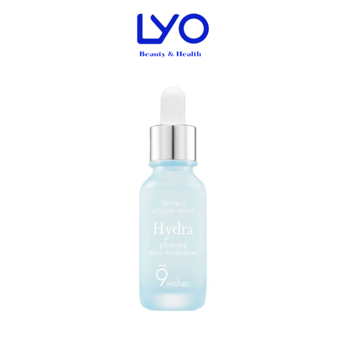Tinh chất dưỡng ẩm và làm căng bóng da 9 Wishes Hydra Skin Ampule Serum 30ml