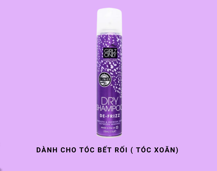 Dầu gội khô Girlz Only Dry Shampoo 100ml