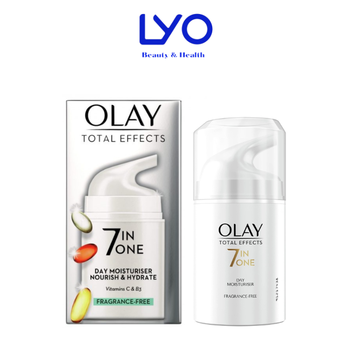 Kem dưỡng Olay trắng da 7 IN ONE Vitamin C & B3 FRANGRANCE - FREE 50ml (kem ngày)