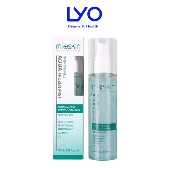 Xịt dưỡng tế bào gốc Mioskin  5 in 1 Green Stem Cell dưỡng da ẩm mượt 100ml