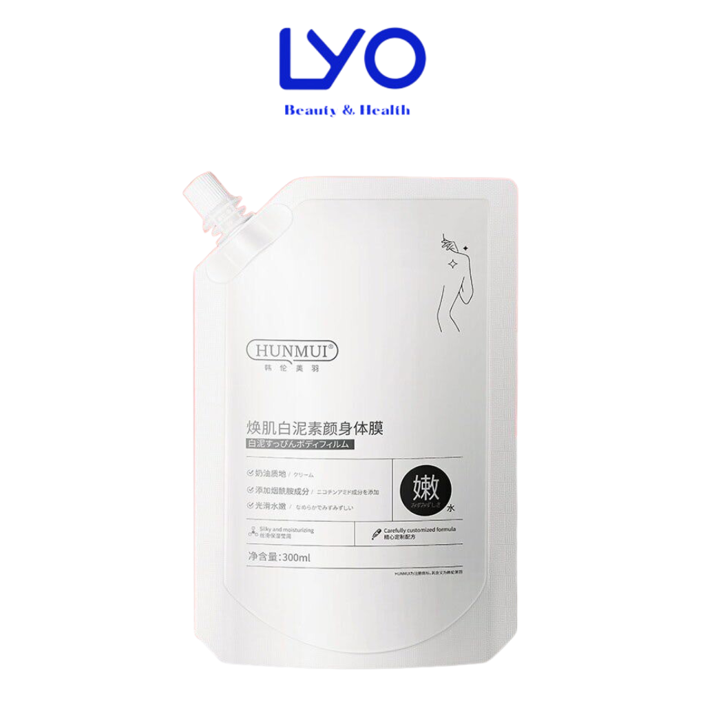 Kem ủ trắng da toàn thân HUNMUI 300ml