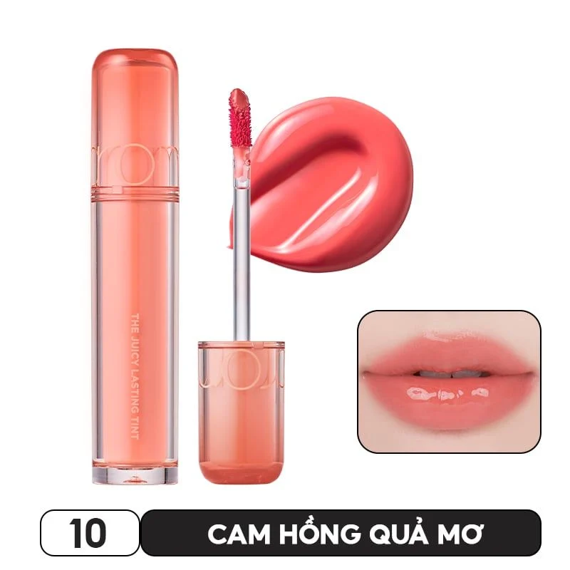 Son Romand (Son Kem Lì Zero Velvet, Son Bóng Juicy Lasting và Glasting Water Tint)