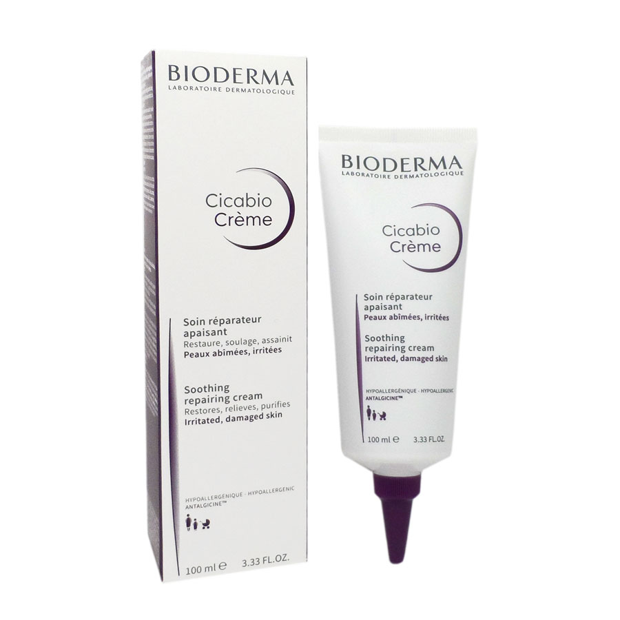 Kem dưỡng phục hồi da Bioderma Cicabio Creme 100ml (Màu tím)
