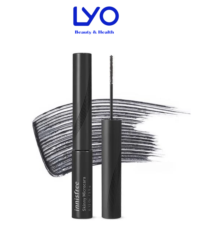 Mascara Siêu Mảnh, Tự Nhiên Và Không Thấm Nước Innisfree Skinny Microcara Zero 3.5g