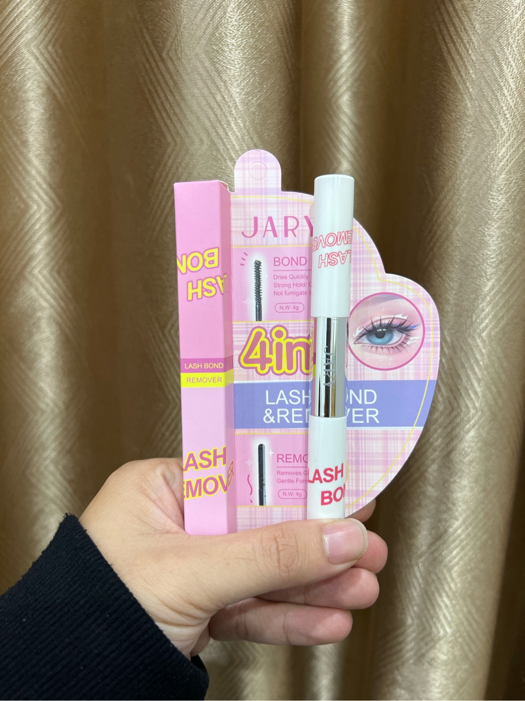 Keo Dán Mi 2 Đầu 4 Trong 1 JARY 4in1 Lash Bond & Remover 8g