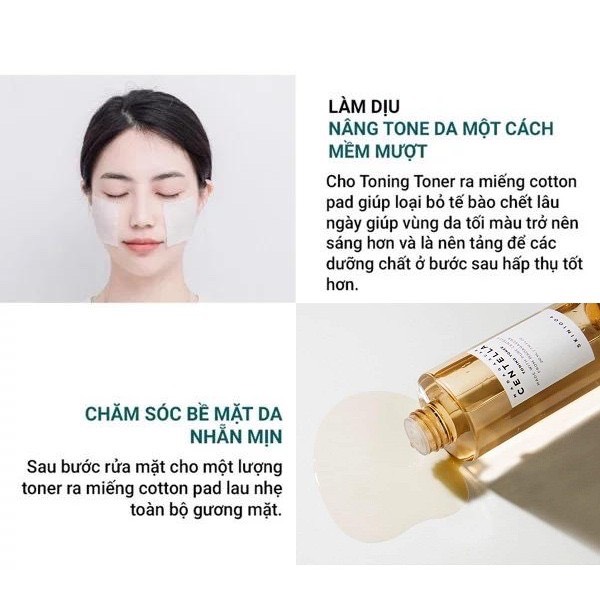 d723 - Nước Hoa Hồng Cân Bằng, Dưỡng Trắng Da Chiết Xuất Rau Má Skin1004 Madagascar Centella Toning Toner 210ml
