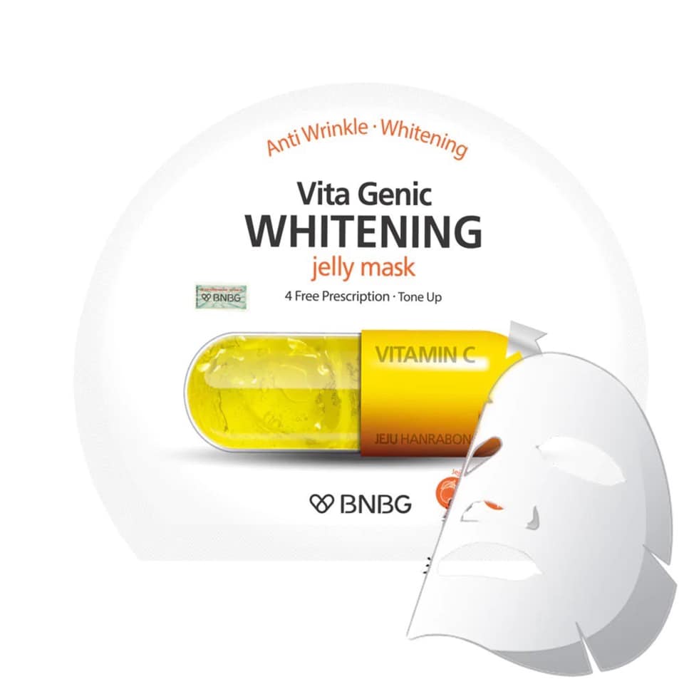 Lẻ 1 Miếng & Combo 10 Miếng Mặt Nạ Giấy BNBG Vita Genic Hàn Quốc