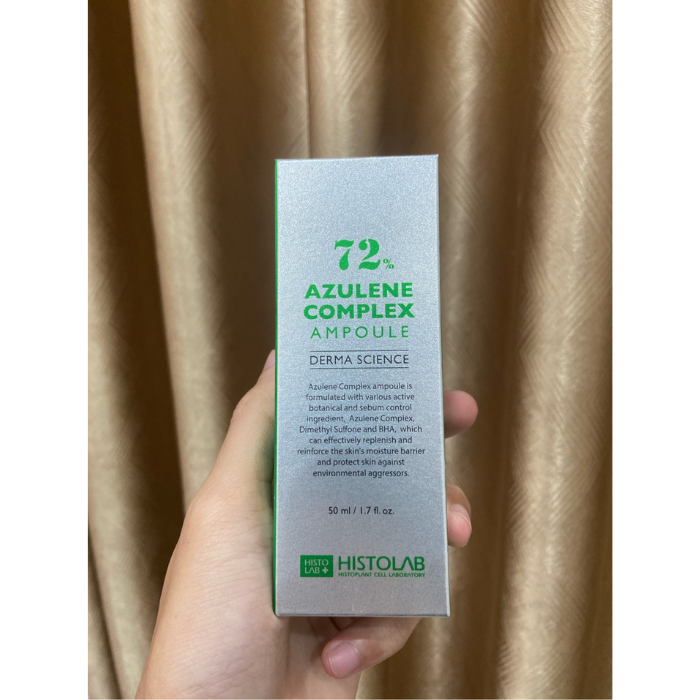 c374 - Tinh chất giảm mụn histolab 72% azulene complex ampoule derma science 50ml