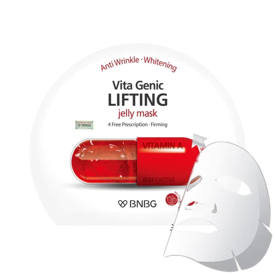 Lẻ 1 Miếng & Combo 10 Miếng Mặt Nạ Giấy BNBG Vita Genic Hàn Quốc