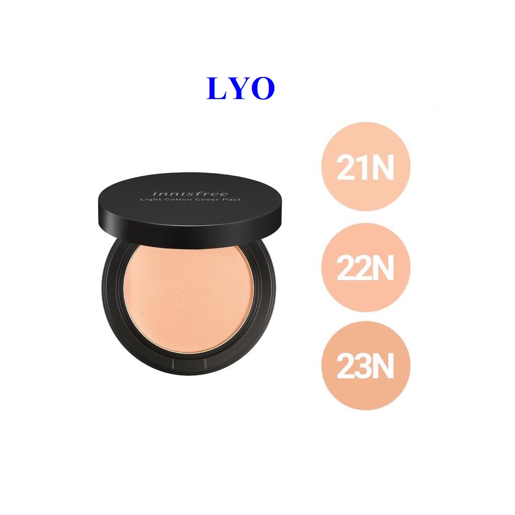 Phấn nén Innisfree Light Cotton Cover Pact SPF30 PA+++ 12g
