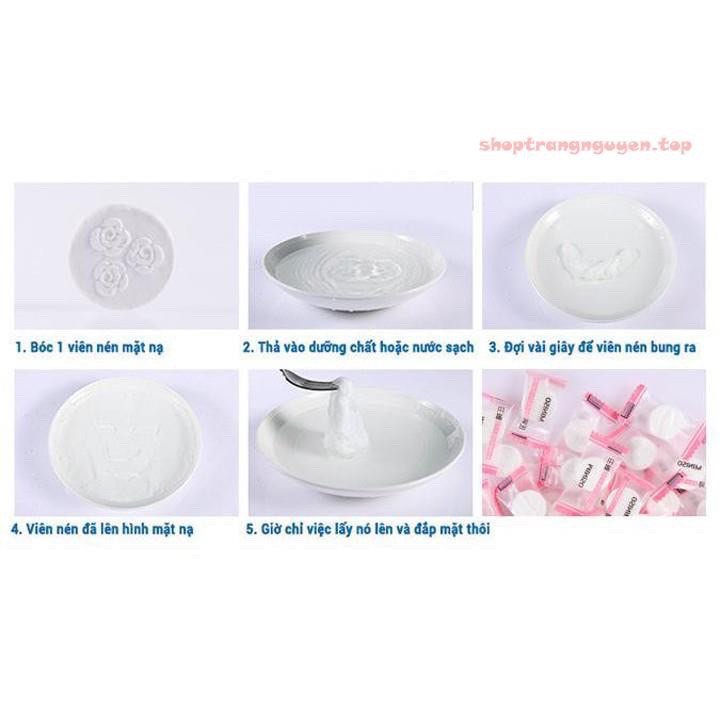 Mặt nạ giấy nén Miniso Nhật Bản nguyên túi