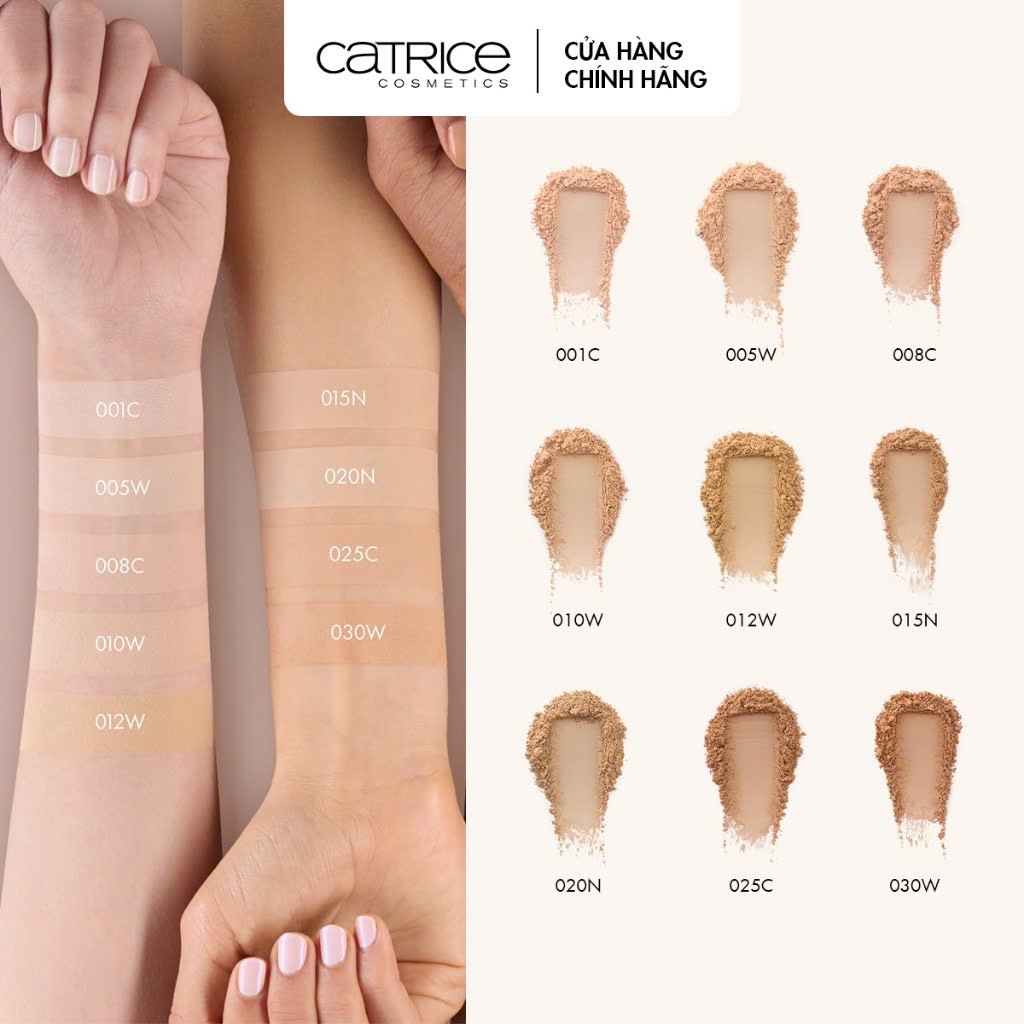 a314 - Catrice - Phấn Nền Kiềm Dầu 18H HD Matte Powder Foundation 8g