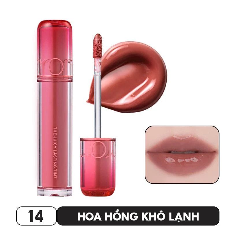 Son Romand (Son Kem Lì Zero Velvet, Son Bóng Juicy Lasting và Glasting Water Tint)