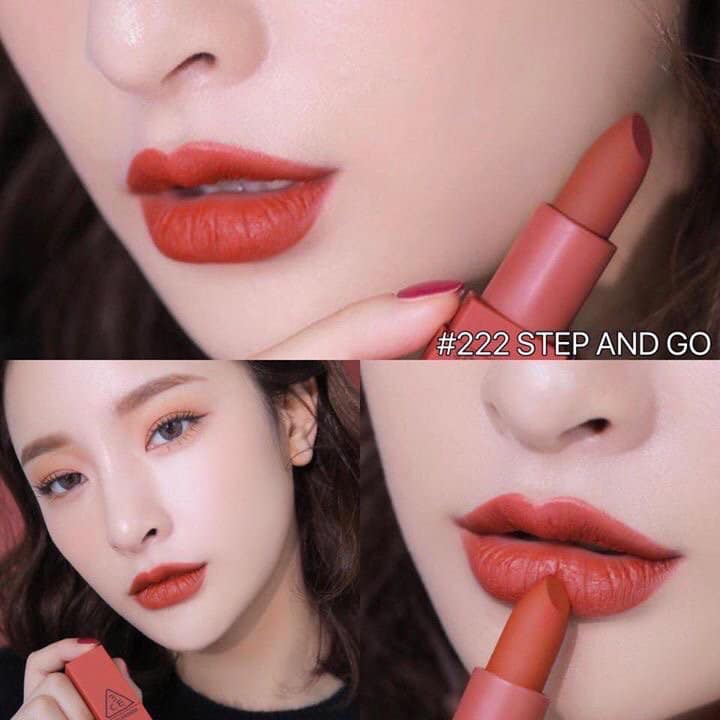 Son Thỏi Lì 3CE Mood Recipe Matte Lip Color 3.5g (Vỏ Đỏ)