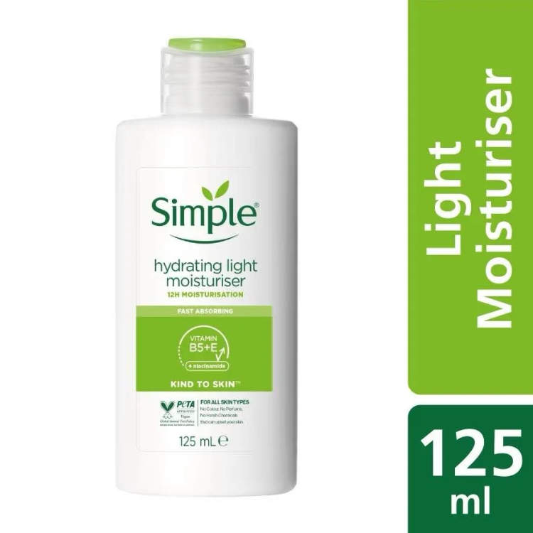 Sữa Dưỡng Da Simple Kind To Skin Hydrating Light Moisturiser 125ml