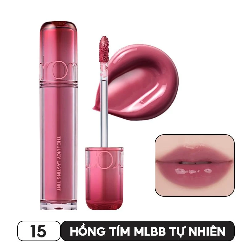 Son Romand (Son Kem Lì Zero Velvet, Son Bóng Juicy Lasting và Glasting Water Tint)