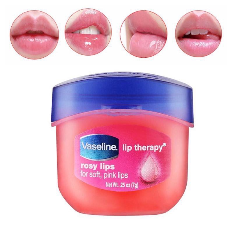 Sáp dưỡng môi Vaseline lip Therapy Rosy Lips 7g - Mỹ  (Màu Hồng)