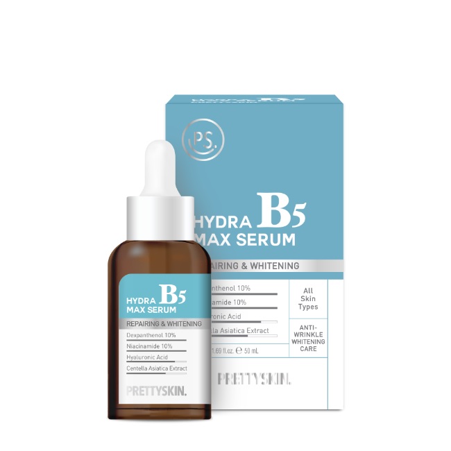 e708 - Pretty Skin - Combo 2 sp Serum Hydra B5 Max Serum (xanh Nhạt Và Xanh đậm) Phục Hồi Dưỡng Trắng Dành Cho Da Dầu Mụn 50ml
