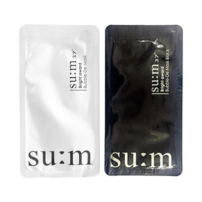 Combo 10 Mặt nạ sủi bọt thải độc Su:m37 Bright Award Bubble-De Mask