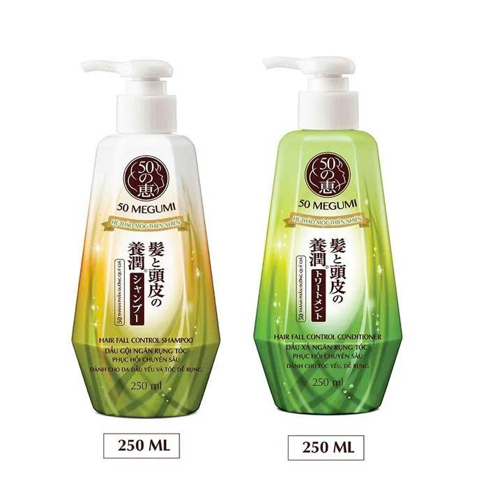 F481 - ROHTO - MEGUMI - Dầu Gội / Xả Hair Fall Control