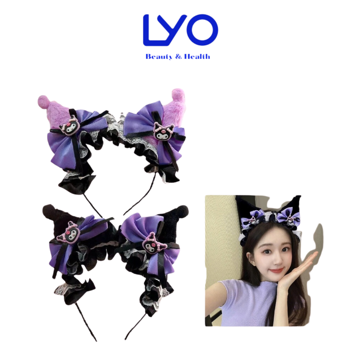 Cài Tóc Cực Trendy Jary Kuromi Hair Band