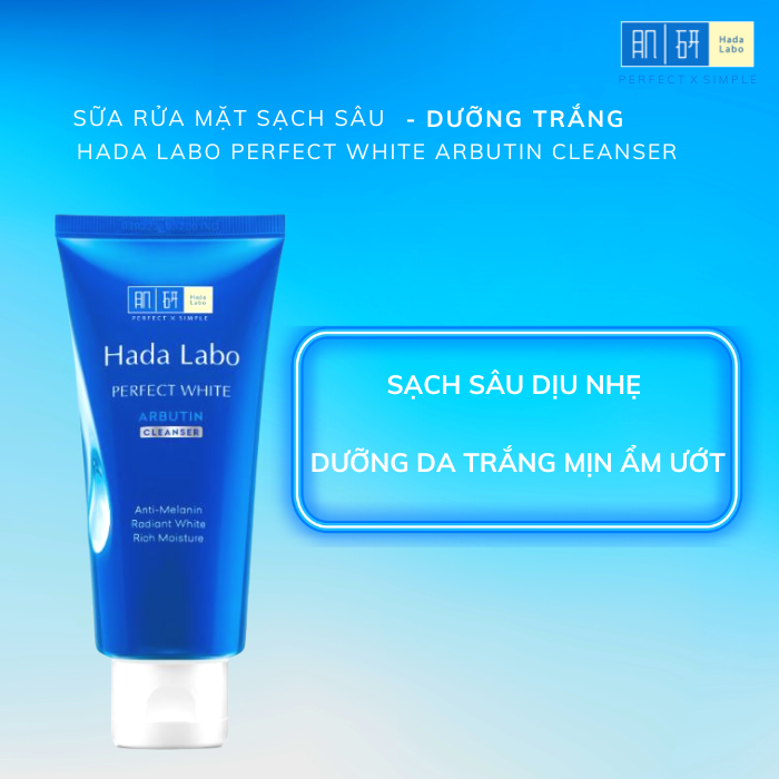 Sữa Rửa Mặt Dưỡng Da Hada Labo 80g ( Màu Xanh Dương )