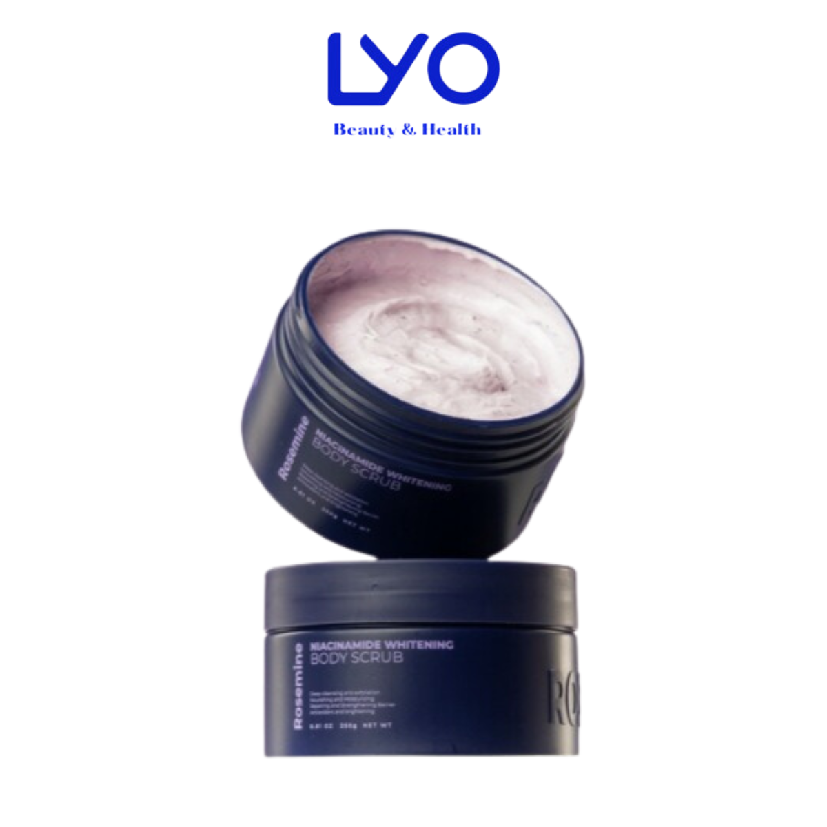 Tẩy Da Chết Body Dưỡng Trắng Da Rosemine Niacinamide Whitening Body Scrub Hàn Quốc 250g