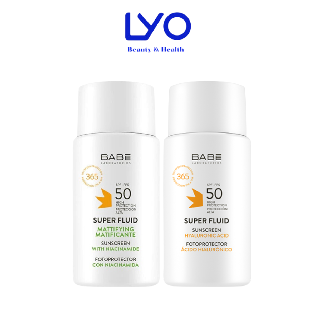 Kem chống nắng kiểm soát dầu da mụn Super Fluid Mattifying / Hyaluronic Acid Sunscreen SPF50 50ml
