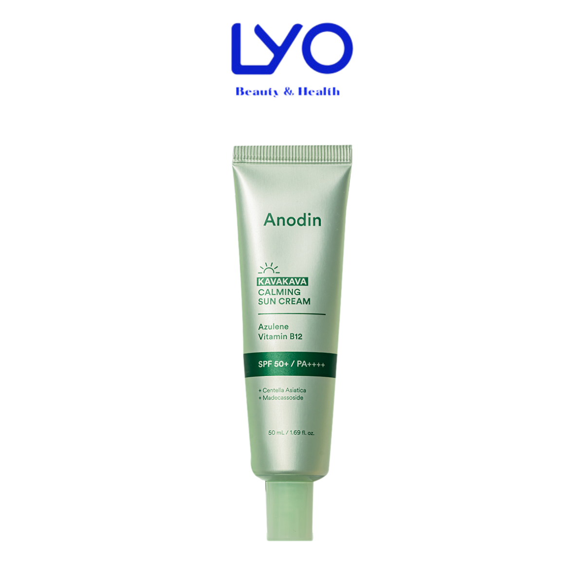Kem Chống Nắng Nâng Tone Cho Da Dầu, Nhạy Cảm Anodin Kava Kava Calming Sun Cream Hàn Quốc 50ml