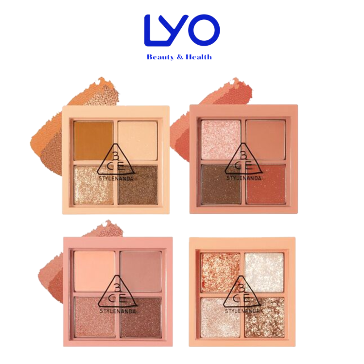 Bảng Phấn Mắt 4 Màu Cỡ Nhỏ, Nhiều Màu 3CE Mini Multi Eye Color Palette Small Eye Shadow, Hàn Quốc 3.5g