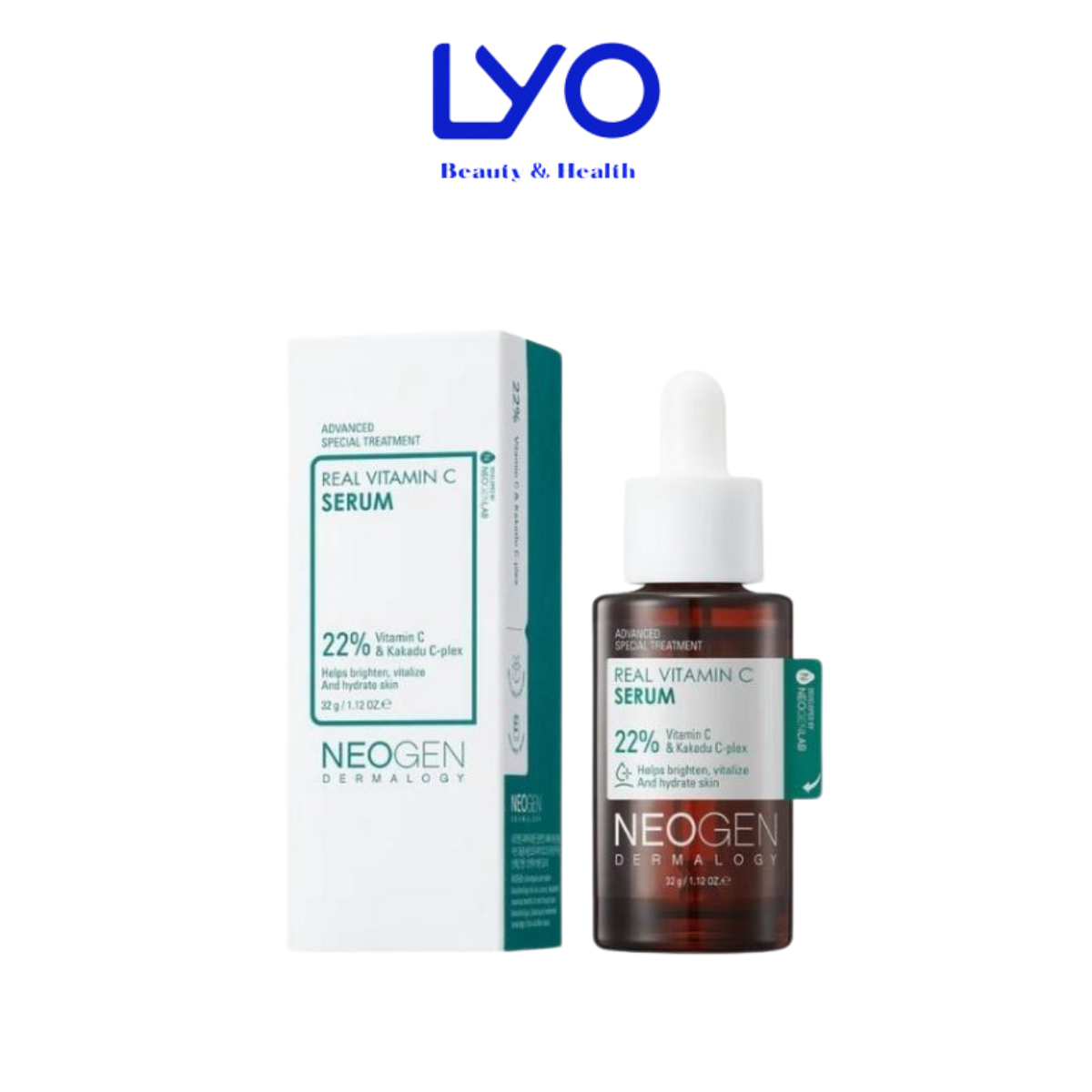 Tinh Chất Mờ Thâm Dưỡng Trắng Vitamin C SAP 22% Neogen Dermalogy Real Vita C Serum Hàn Quốc 32ml